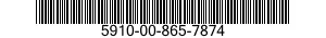 5910-00-865-7874  5910008657874 008657874