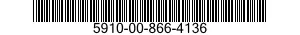 5910-00-866-4136  5910008664136 008664136