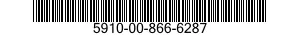 5910-00-866-6287  5910008666287 008666287