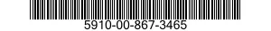 5910-00-867-3465 CAPACITOR 5910008673465 008673465