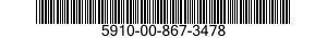 5910-00-867-3478 CAPACITOR,FIXED,ELECTROLYTIC 5910008673478 008673478