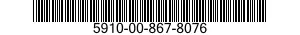 5910-00-867-8076  5910008678076 008678076