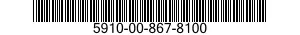 5910-00-867-8100  5910008678100 008678100