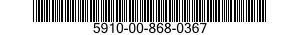 5910-00-868-0367  5910008680367 008680367