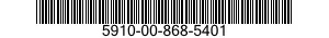 5910-00-868-5401  5910008685401 008685401
