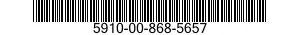 5910-00-868-5657  5910008685657 008685657