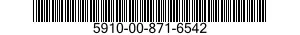5910-00-871-6542  5910008716542 008716542