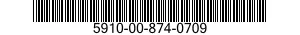 5910-00-874-0709  5910008740709 008740709