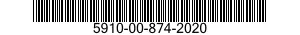 5910-00-874-2020  5910008742020 008742020