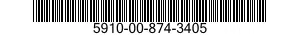 5910-00-874-3405  5910008743405 008743405