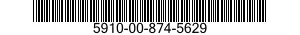 5910-00-874-5629  5910008745629 008745629