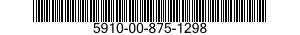 5910-00-875-1298 CAPACITOR,FIXED,ELECTROLYTIC 5910008751298 008751298