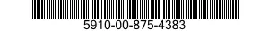 5910-00-875-4383  5910008754383 008754383
