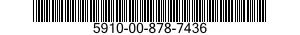 5910-00-878-7436  5910008787436 008787436