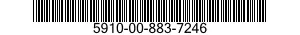 5910-00-883-7246 CAPACITOR,FIXED,PAPER DIELECTRIC 5910008837246 008837246