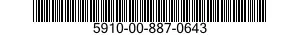 5910-00-887-0643  5910008870643 008870643