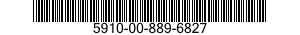 5910-00-889-6827  5910008896827 008896827