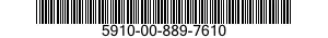 5910-00-889-7610  5910008897610 008897610