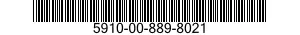 5910-00-889-8021  5910008898021 008898021