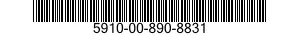 5910-00-890-8831  5910008908831 008908831