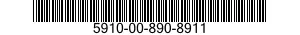 5910-00-890-8911  5910008908911 008908911