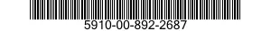 5910-00-892-2687  5910008922687 008922687