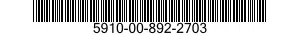 5910-00-892-2703  5910008922703 008922703