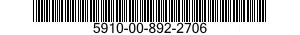 5910-00-892-2706 CAPACITOR,FIXED,ELECTROLYTIC 5910008922706 008922706