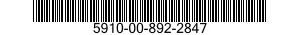 5910-00-892-2847  5910008922847 008922847