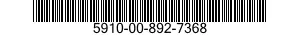 5910-00-892-7368  5910008927368 008927368