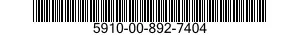 5910-00-892-7404  5910008927404 008927404