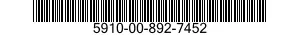 5910-00-892-7452 CAPACITOR,FIXED,ELECTROLYTIC 5910008927452 008927452