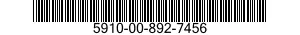 5910-00-892-7456  5910008927456 008927456