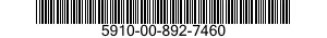 5910-00-892-7460  5910008927460 008927460