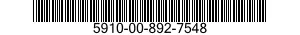5910-00-892-7548  5910008927548 008927548