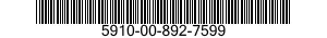 5910-00-892-7599 CAPACITOR,FIXED,ELECTROLYTIC 5910008927599 008927599