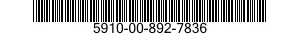 5910-00-892-7836  5910008927836 008927836