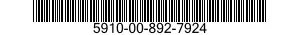 5910-00-892-7924 CAPACITOR,FIXED,ELECTROLYTIC 5910008927924 008927924