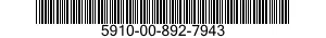 5910-00-892-7943  5910008927943 008927943