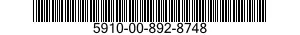 5910-00-892-8748  5910008928748 008928748