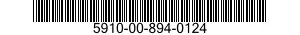 5910-00-894-0124  5910008940124 008940124