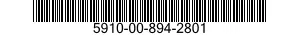 5910-00-894-2801  5910008942801 008942801