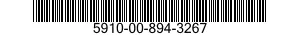 5910-00-894-3267  5910008943267 008943267