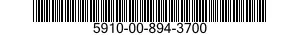 5910-00-894-3700  5910008943700 008943700