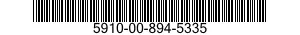 5910-00-894-5335  5910008945335 008945335
