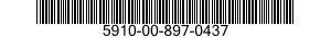 5910-00-897-0437  5910008970437 008970437
