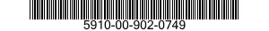 5910-00-902-0749 CAPACITOR,FIXED,METALLIZED,PAPER-PLASTIC DIELECTRIC 5910009020749 009020749
