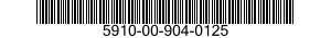 5910-00-904-0125 CAPACITOR,FIXED,PLASTIC DIELECTR 5910009040125 009040125