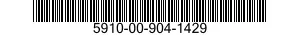 5910-00-904-1429  5910009041429 009041429