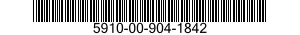 5910-00-904-1842  5910009041842 009041842